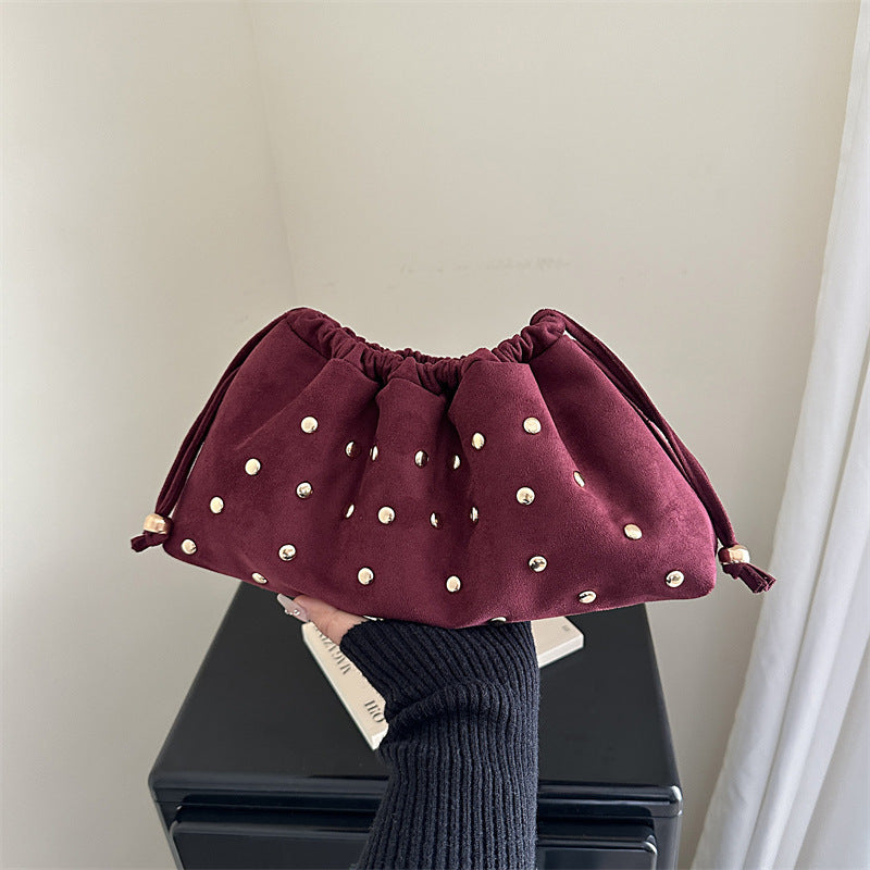 WoChic Studded Drawstring Clutch Bag Kalsten