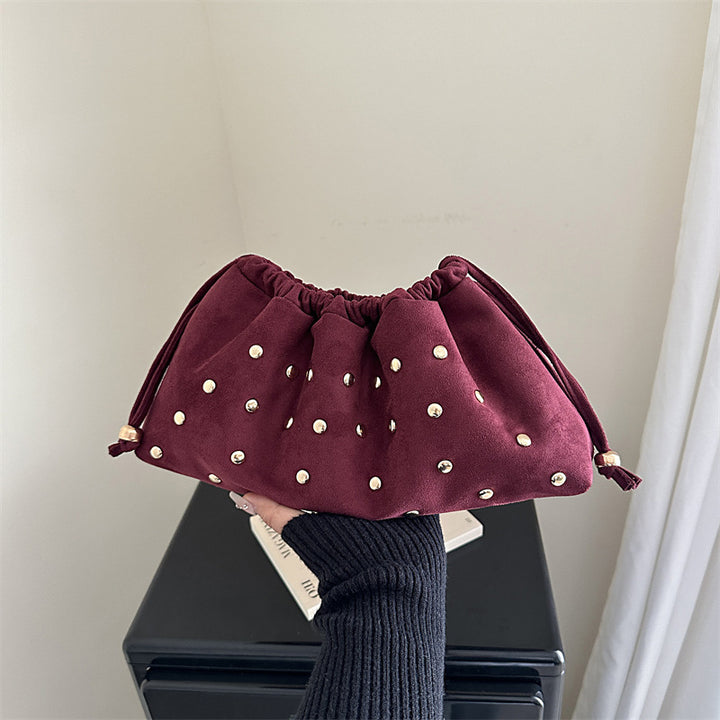 WoChic Studded Drawstring Clutch Bag Kalsten