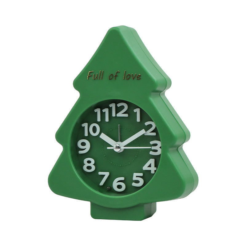 Funnier bedside clock in creative Christmas tree design Kalsten
