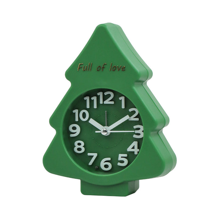Funnier bedside clock in creative Christmas tree design Kalsten