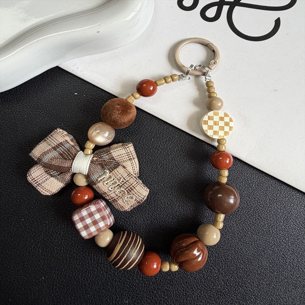 Decorative Beaded Charm Keychain Kalsten 1790135214
