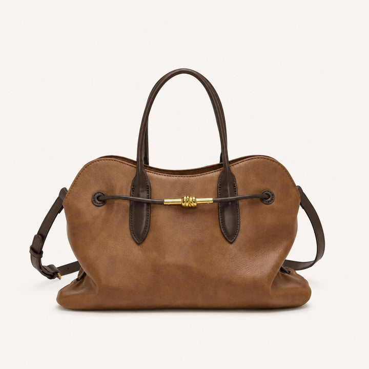 Accented Leather Handbag