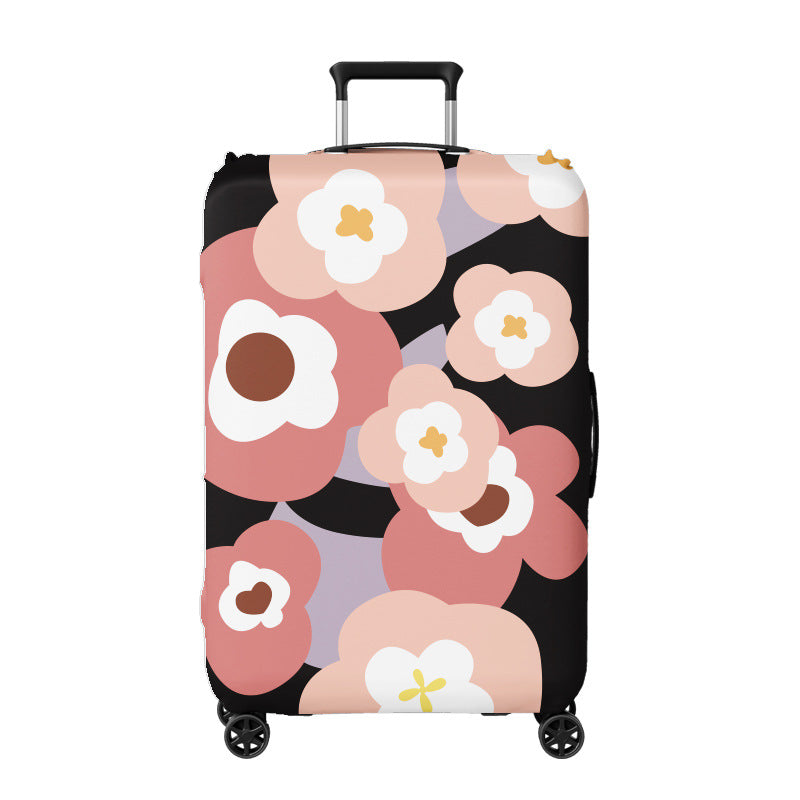 Women's hard shell suitcase with floral design Kalsten