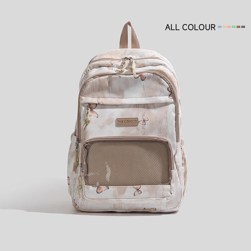 Stylish Butterfly Print Backpack Kalsten