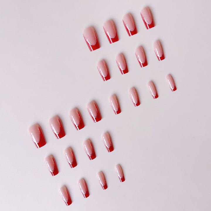 Acrylic nail set with elegant design and glamorous accents Kalsten