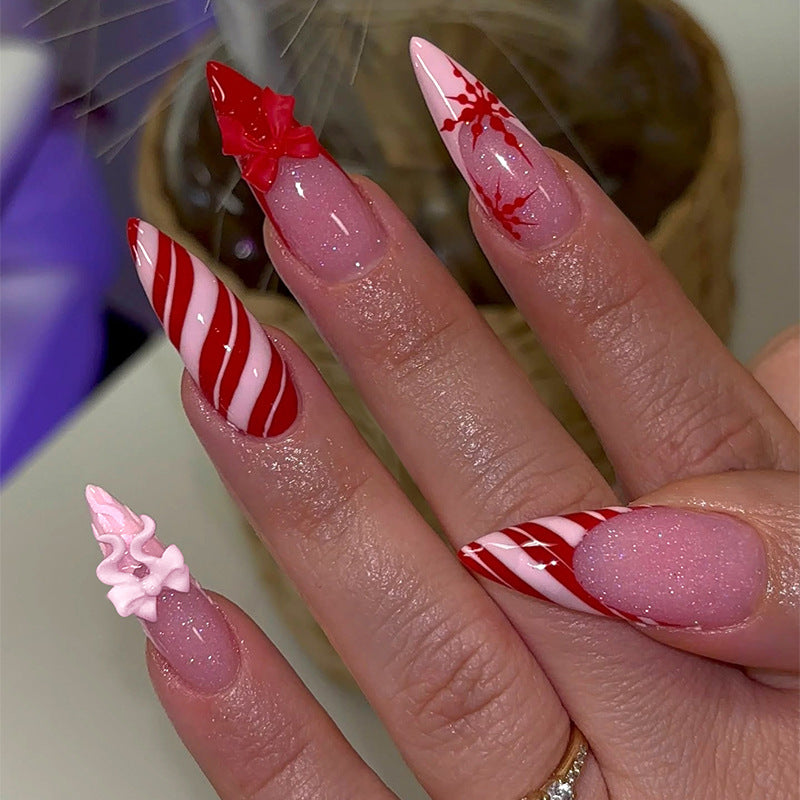 Festive Themed Press-On Nail Collection Kalsten