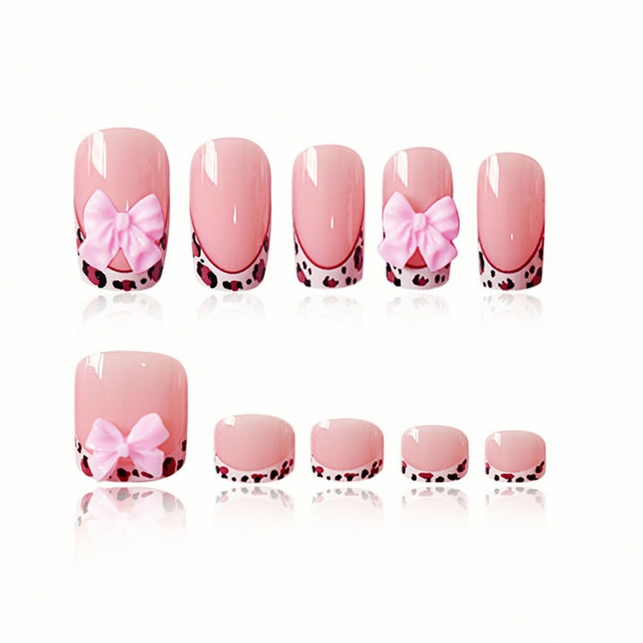 Decorative 3D Bow Press-On Nail Set Kalsten