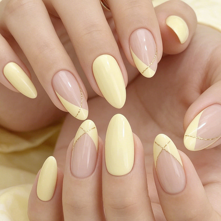 Elegant French Tip Nail Art Set Kalsten