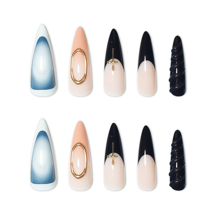 Premium Stiletto Nail Art Extensions Kalsten