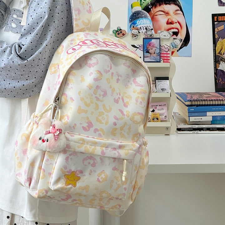 Fashion-Forward Leopard-Print Backpack Kalsten