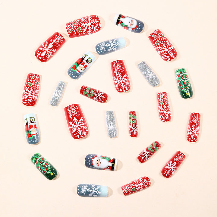 Christmas-Themed Decorative Nail Art Kalsten