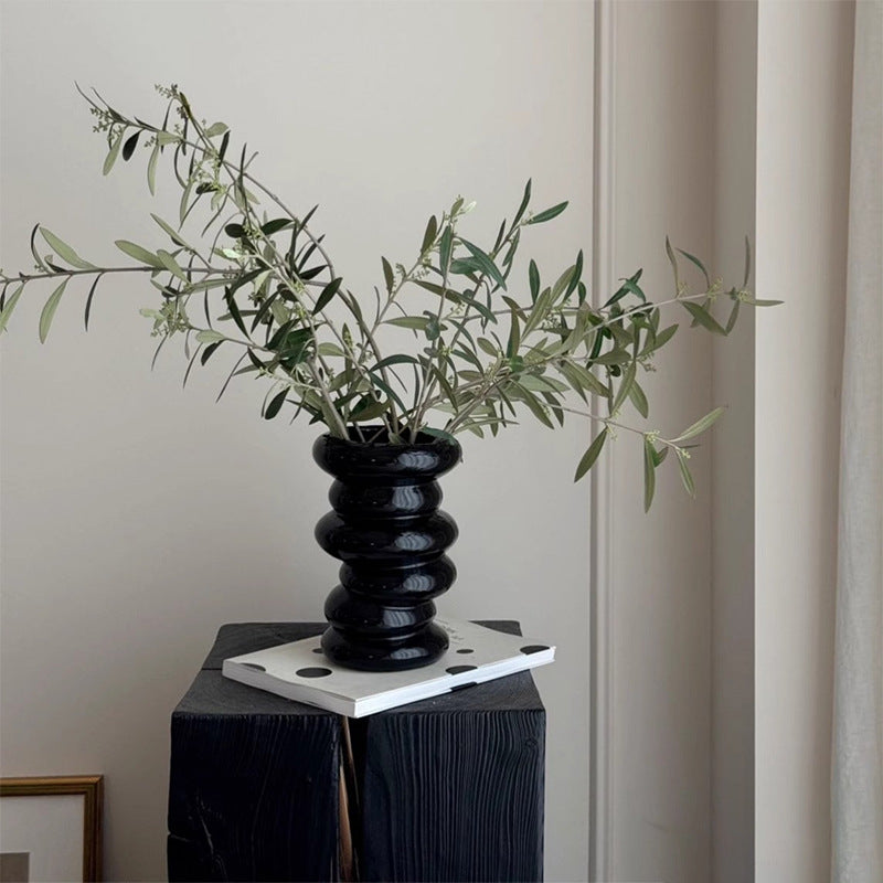 Sculptural Statement Ceramic Vase