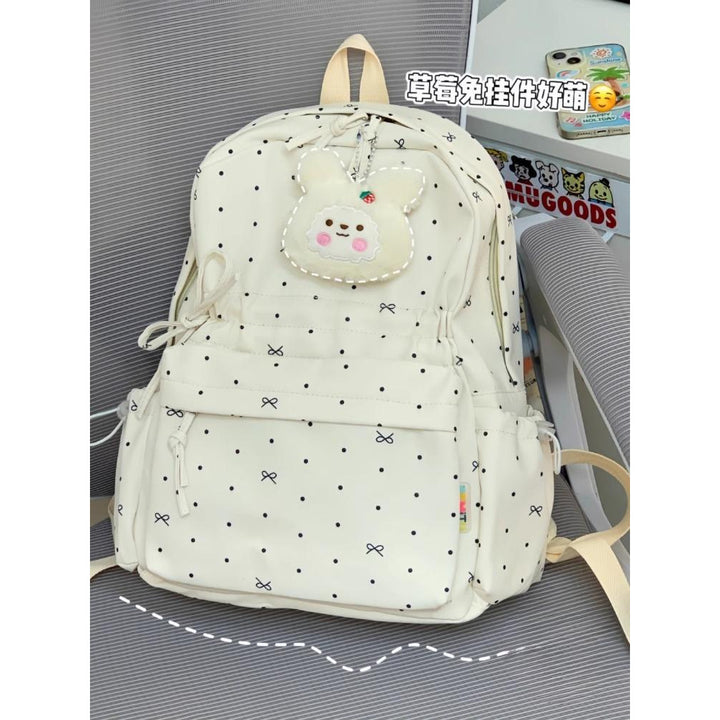 Stylish Polka Dot Casual Backpack Kalsten