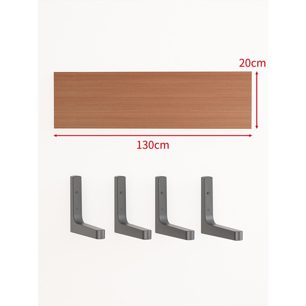 Long Narrow Floating Wall Shelf Kit with Concealed Heavy-Duty Brackets