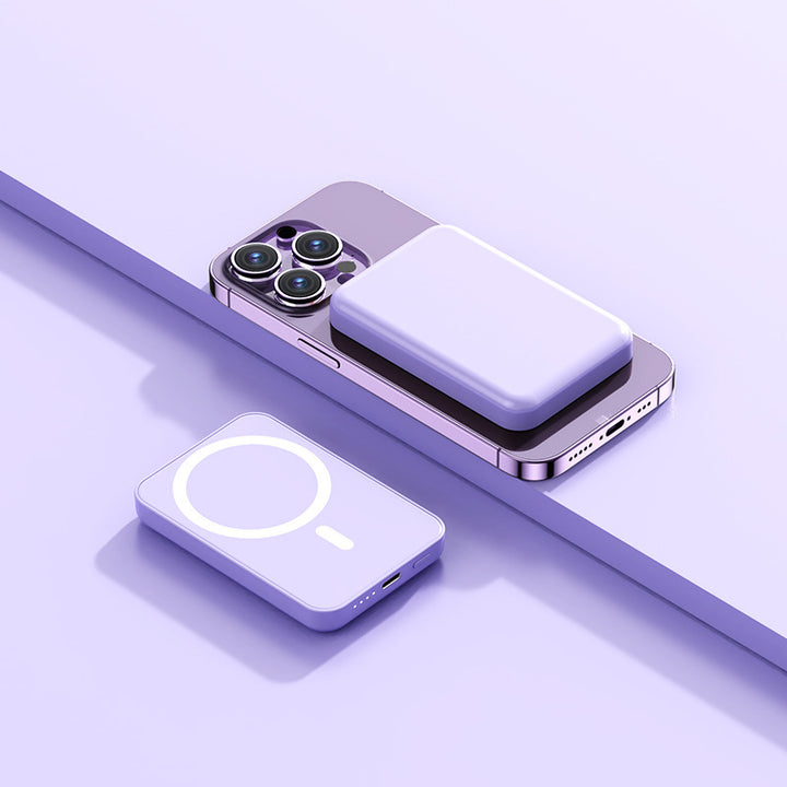 Magnetic Wireless Powerbank with integrated charging concept Kalsten
