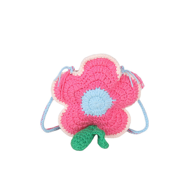 Floral-Themed Crochet Mini Bag