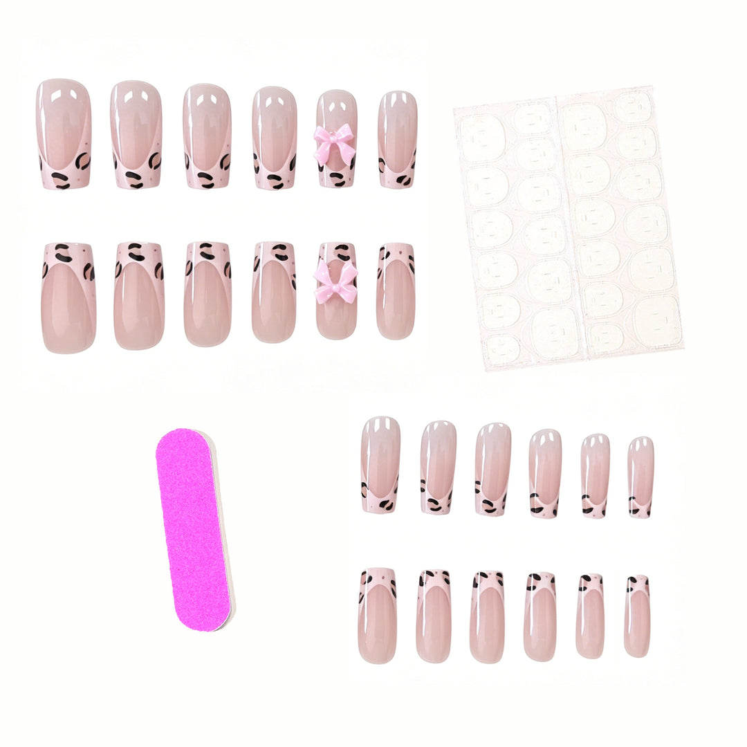 Decadent Floral Bow Nail Art Enhancements Kalsten