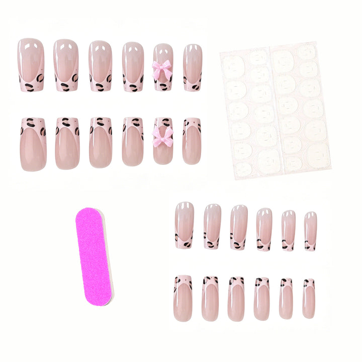 Decadent Floral Bow Nail Art Enhancements Kalsten