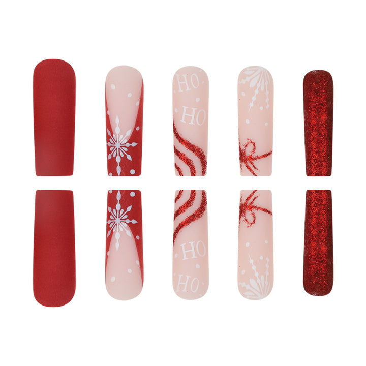 Festive Themed Press-On Nails Kalsten