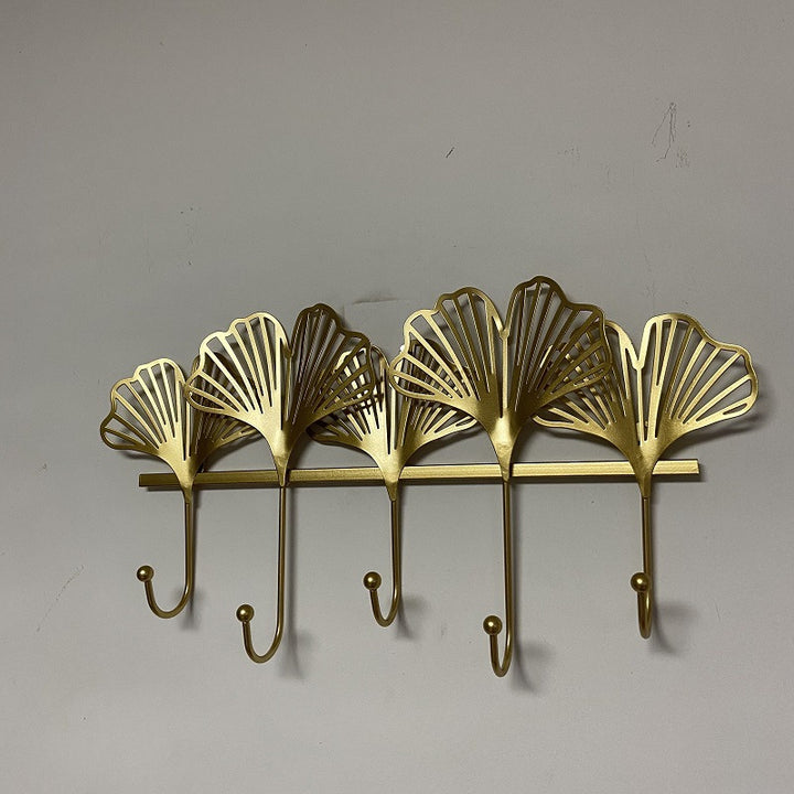 Decorative Leaf Wall Hook Rack Kalsten