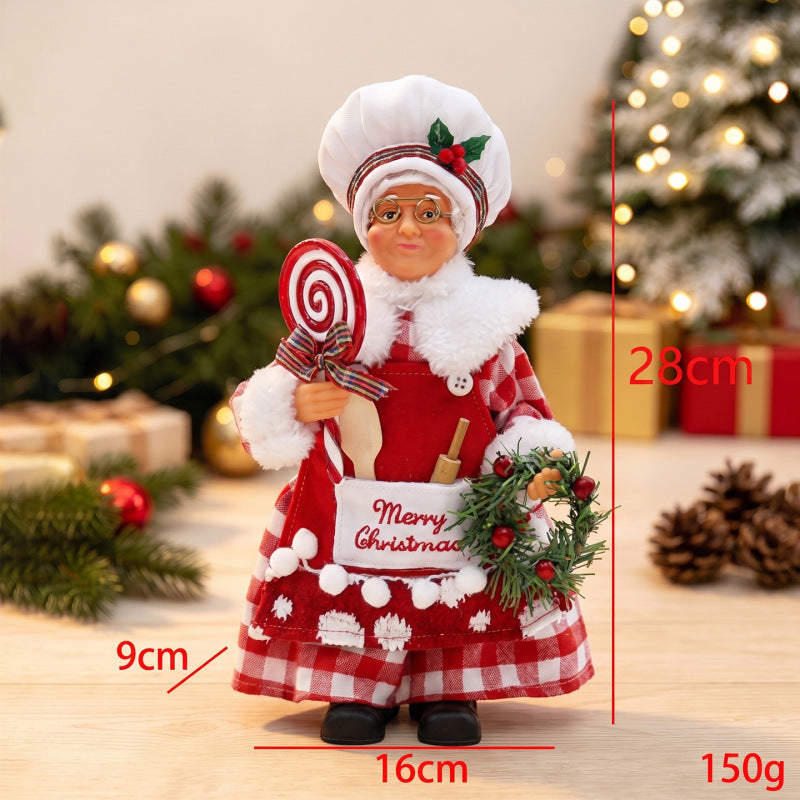 Nostalgic Santa Claus figure with gingerbread cookie mold Kalsten