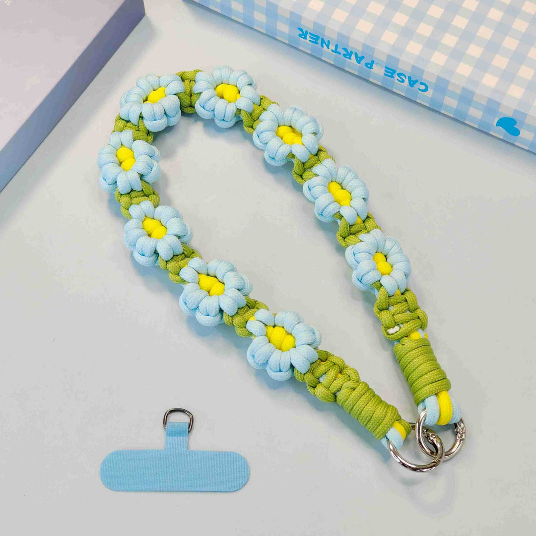 Floral Patterned Decorative Keychain Holder Kalsten