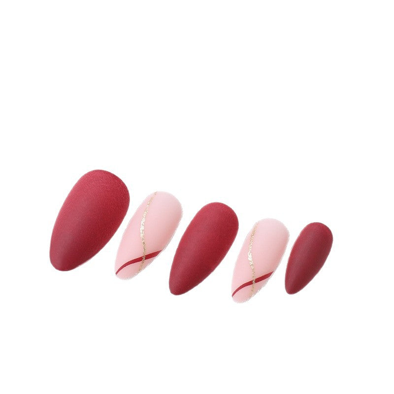 Elegant Artistic Press-On Nail Set Kalsten