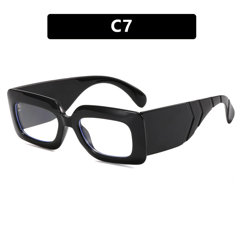 Women oversized sunglasses in fashionable snake leather look Kalsten