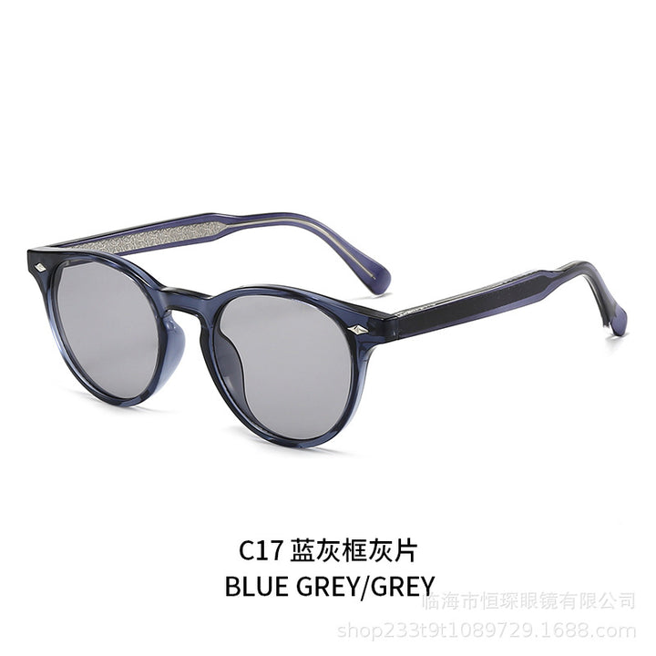 Women round sunglasses in stylish retro design Kalsten