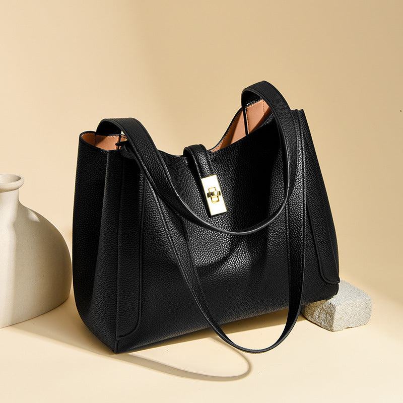 Elegant Structured Shoulder Tote Kalsten