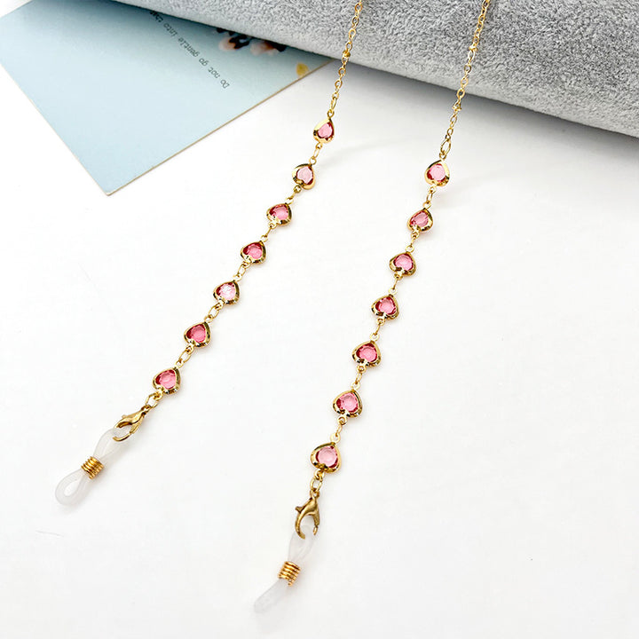 Heart-Shaped Eyewear Chain Kalsten
