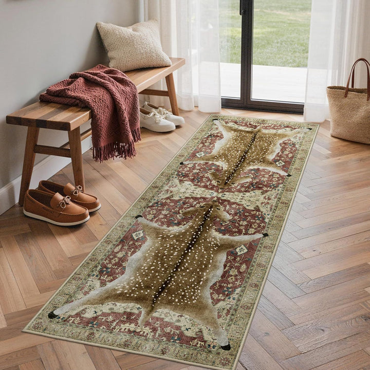 Stylish Leopard Print Runner Rug