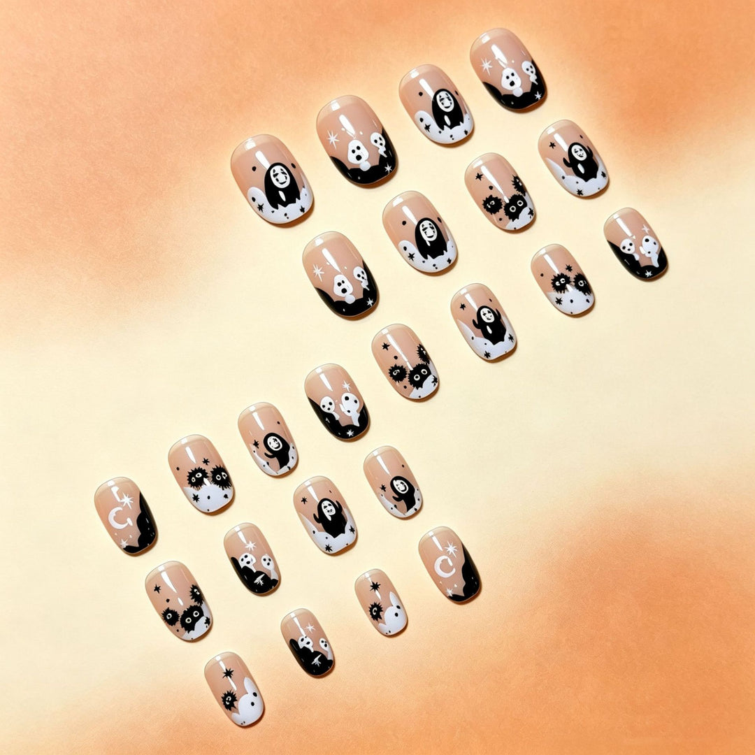 Halloween-Themed Fun Press-On Nail Art Kalsten