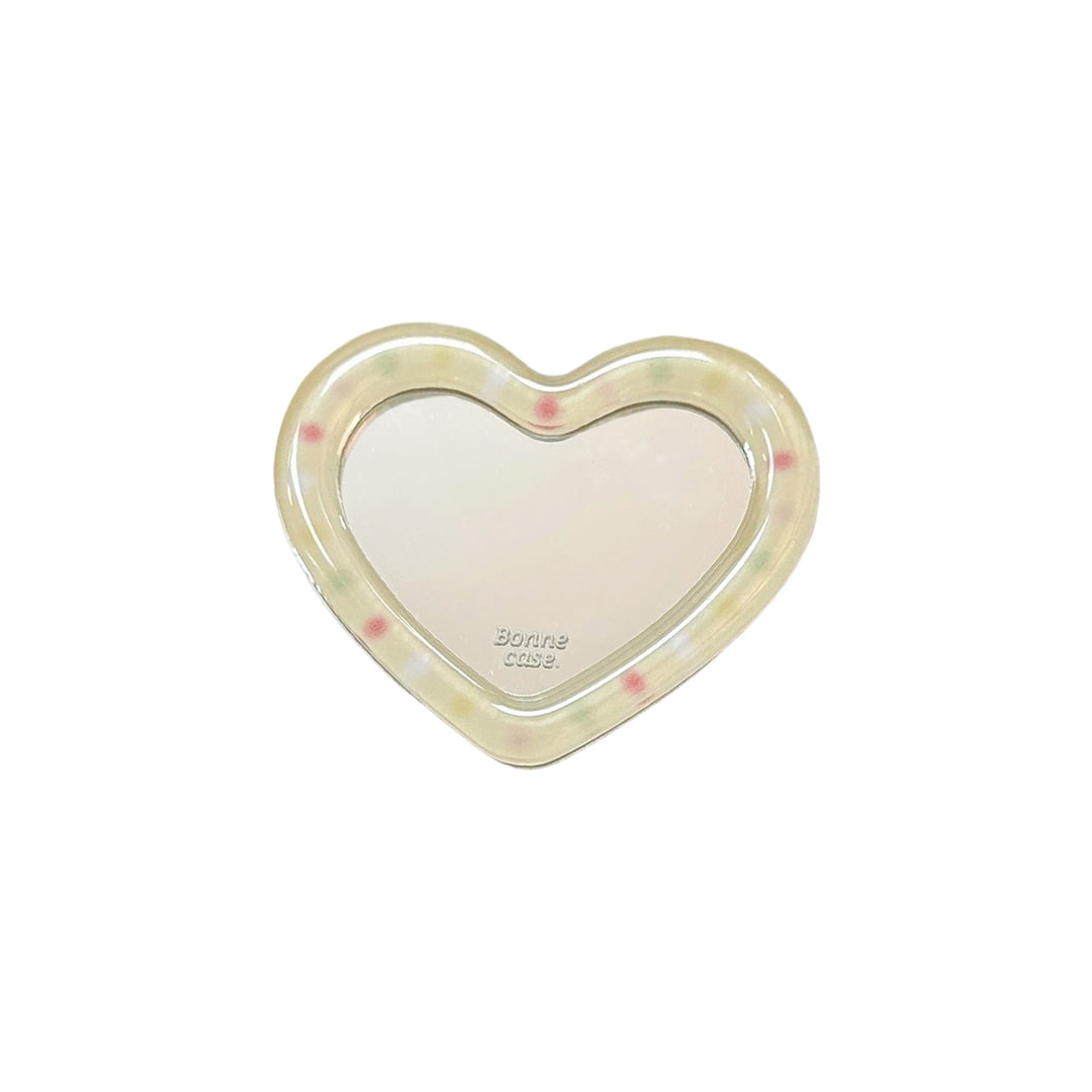 Hand mirror in heart-shaped design Kalsten