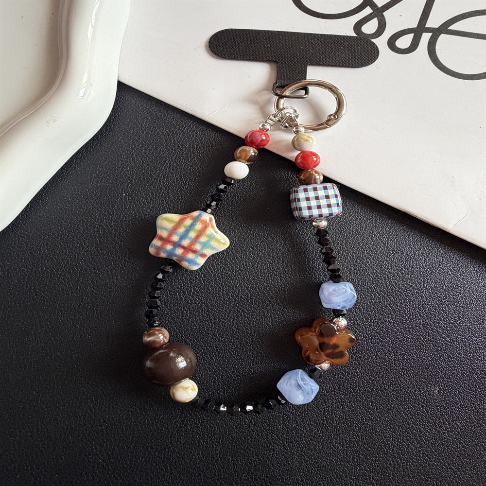 Colorful Beaded Keychain Holder Kalsten 1790134862