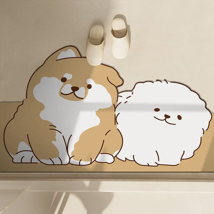 Cute Penguin-Themed Bath Mat Kalsten