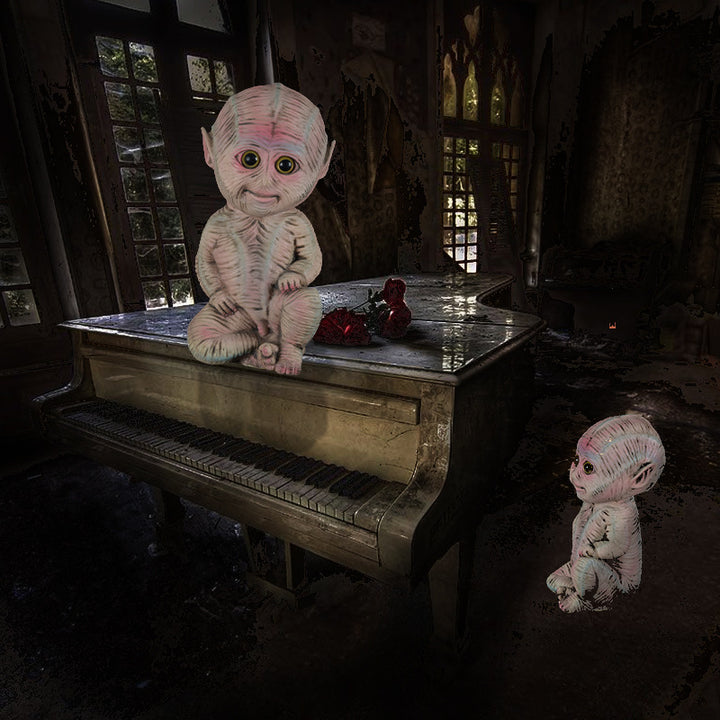 Realistic Baby Alien Figurine Kalsten