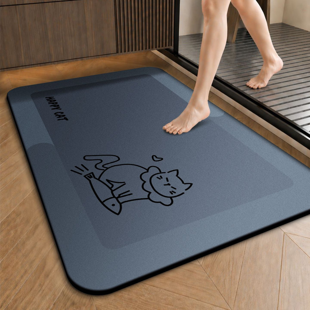 Cartoon-Themed Non-Slip Bath Rug