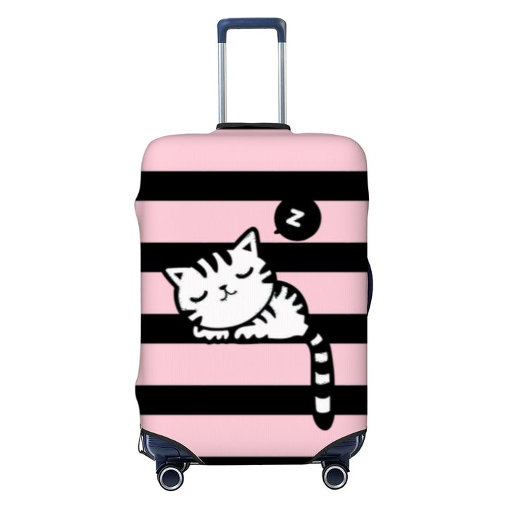 Women Hard Shell Suitcase with Trendy Surf and Palm Design Kalsten