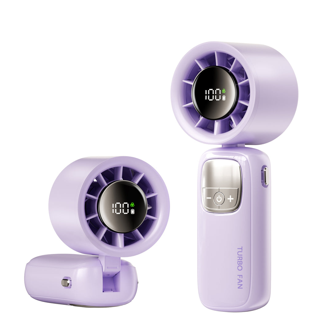 Turbo-Charged Portable Handheld Fan Kalsten