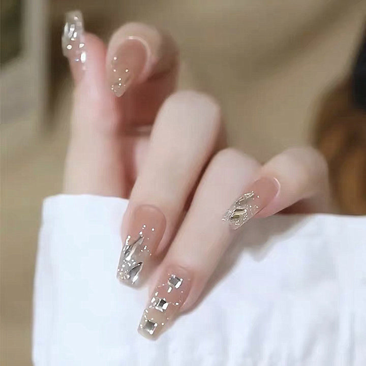 Festive Holiday Themed Press-On Nail Art Kalsten