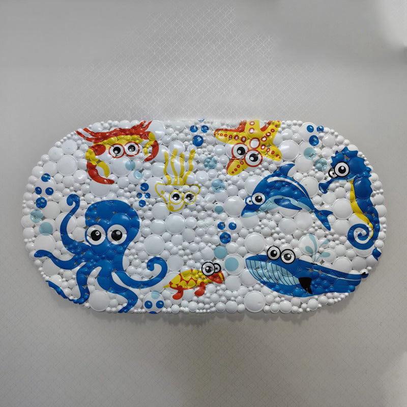Coastal-Themed Memory Foam Bath Mat Kalsten