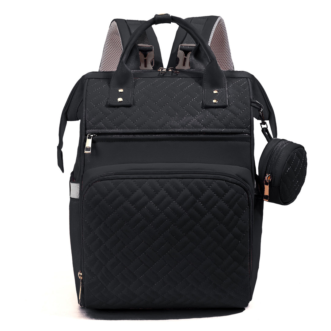Elegant Multi-Functional Quilted Backpack Kalsten