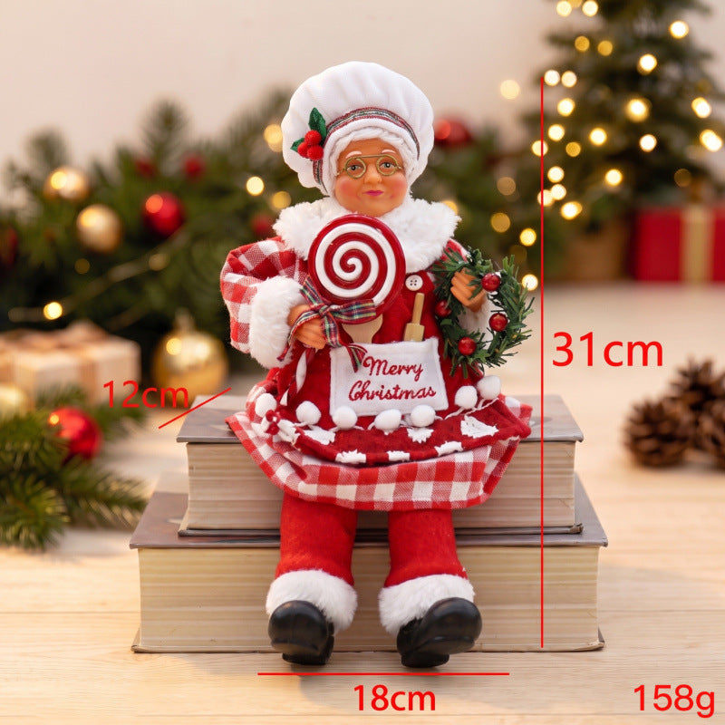 Nostalgic Santa Claus figure with gingerbread cookie mold Kalsten