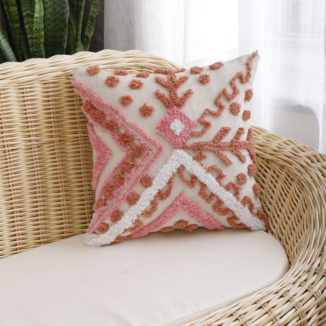 Geometric Pattern Accent Pillow