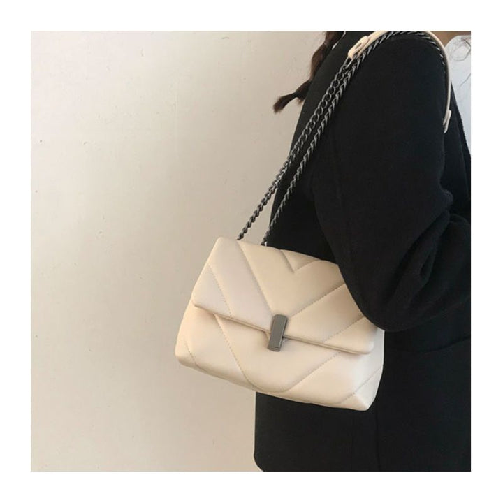 Elegant Quilted Shoulder Handbag Kalsten