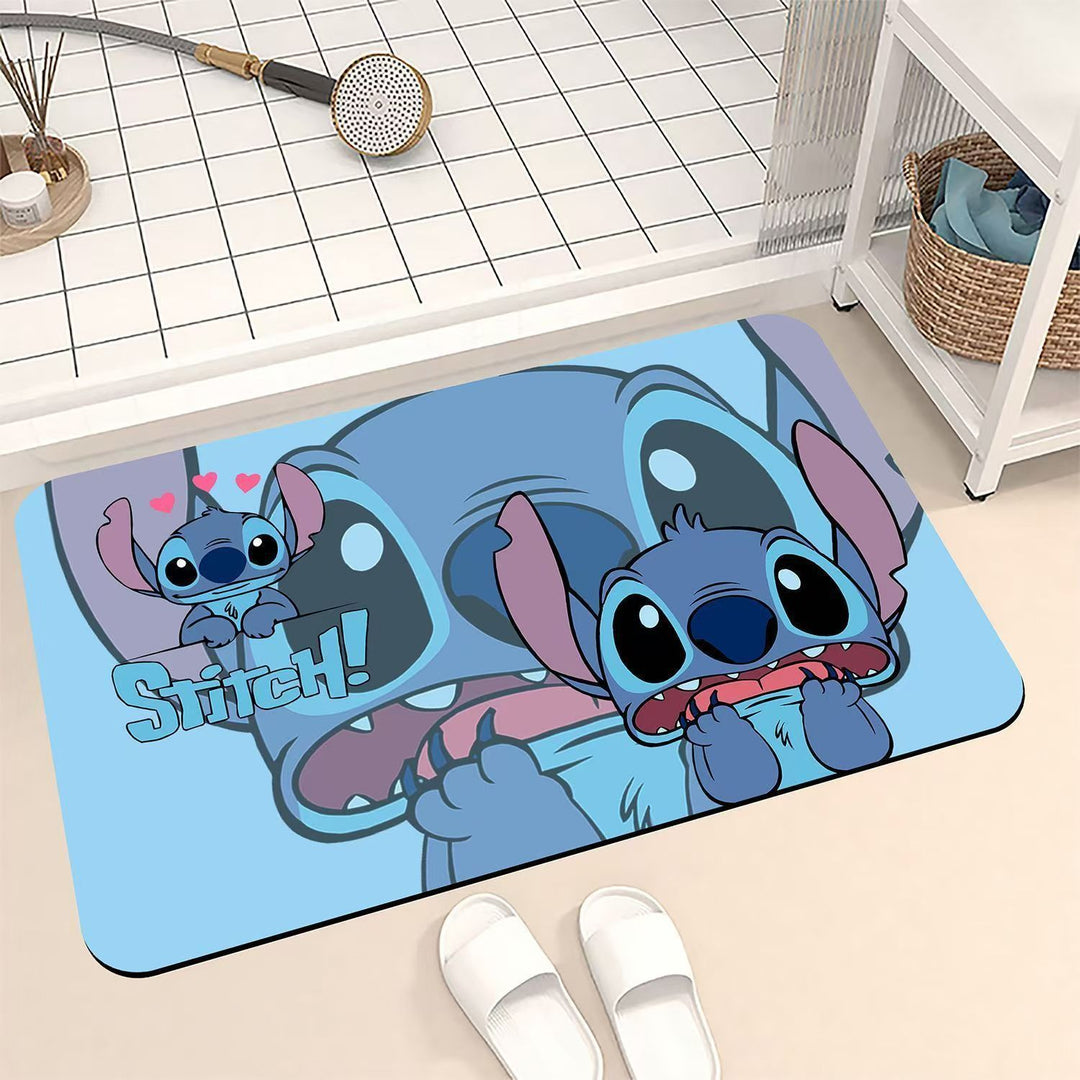 Cartoon-Themed Bath Mat Kalsten