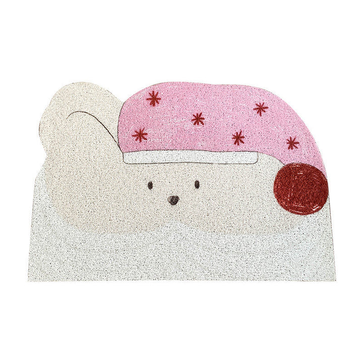 Playful Cat-Themed Bath Mat Kalsten