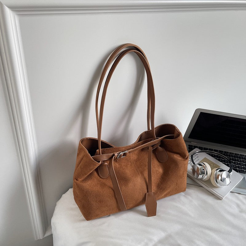 Luxe Suede Tote Bag Kalsten