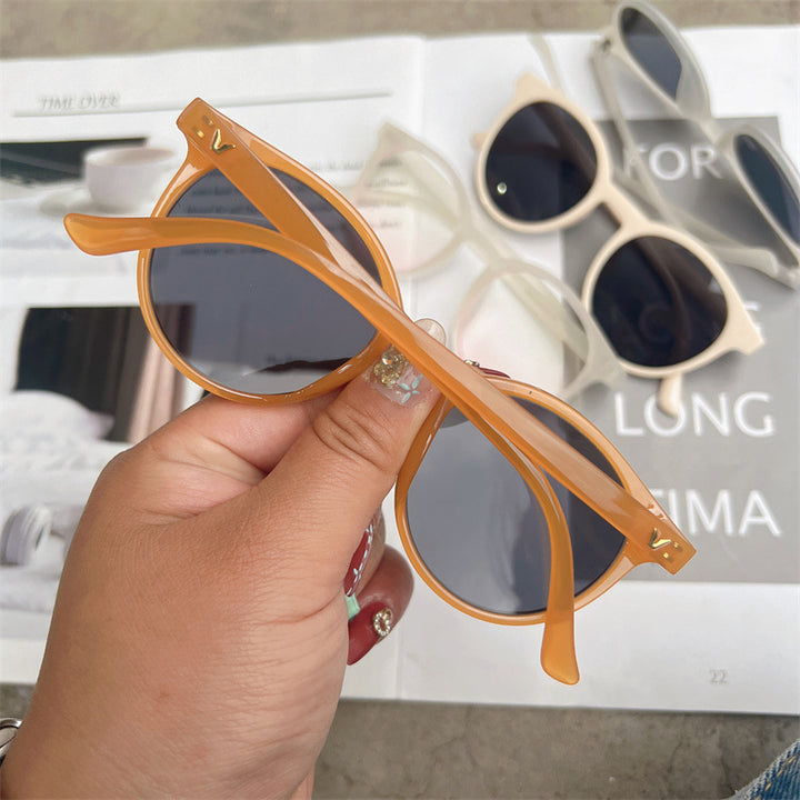 Chic Retro Round Frame Sunglasses Kalsten